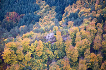 Vue aérienne de Dambach dans le département Bas Rhin, France