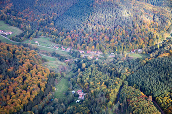 Dambach dans le département Bas Rhin, France hors des airs