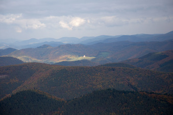 Photographie aérienne de Windstein dans le département Bas Rhin, France