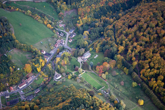 Nehwiller-près-Wœrth dans le département Bas Rhin, France vue d'en haut