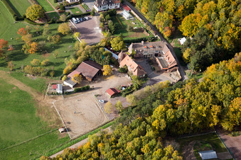 Niederbronn-les-Bains dans le département Bas Rhin, France vue d'en haut