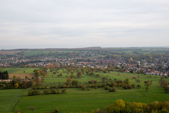Niederbronn-les-Bains dans le département Bas Rhin, France vu d'un drone