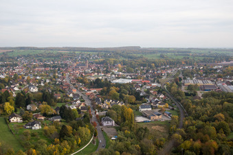 Niederbronn-les-Bains dans le département Bas Rhin, France d'en haut