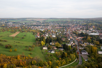 Niederbronn-les-Bains dans le département Bas Rhin, France hors des airs