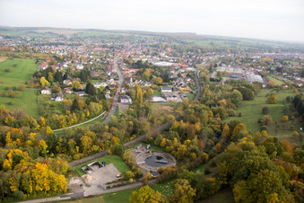 Niederbronn-les-Bains dans le département Bas Rhin, France vue d'en haut