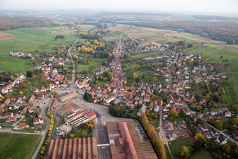 Vue aérienne de Systèmes de procédés De Dietrich à Zinswiller dans le département Bas Rhin, France