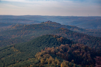 Vue aérienne de Rothbach dans le département Bas Rhin, France