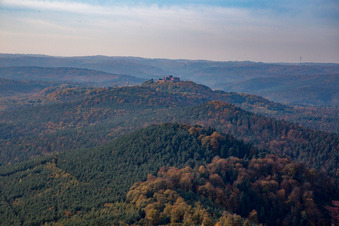 Vue aérienne de Rothbach dans le département Bas Rhin, France