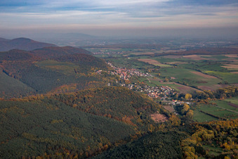 Rothbach dans le département Bas Rhin, France d'en haut