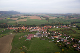 Photographie aérienne de Bischholtz dans le département Bas Rhin, France