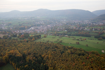 Niederbronn-les-Bains dans le département Bas Rhin, France hors des airs