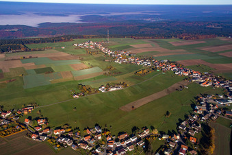 Photographie aérienne de Quartier Würzberg in Michelstadt dans le département Hesse, Allemagne