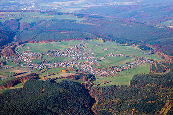 Photographie aérienne de Quartier Würzberg in Michelstadt dans le département Hesse, Allemagne