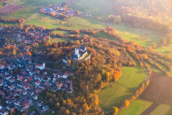Vue oblique de Quartier Hering in Otzberg dans le département Hesse, Allemagne