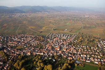 Vue oblique de Quartier Godramstein in Landau in der Pfalz dans le département Rhénanie-Palatinat, Allemagne