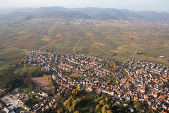 Quartier Godramstein in Landau in der Pfalz dans le département Rhénanie-Palatinat, Allemagne d'en haut