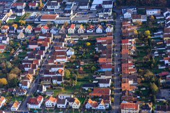 Vue aérienne de Birkenstr à Kandel dans le département Rhénanie-Palatinat, Allemagne