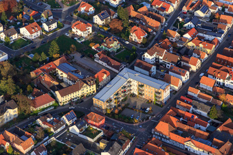 Vue aérienne de Je construis juste à Kandel dans le département Rhénanie-Palatinat, Allemagne