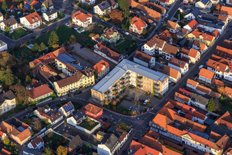Vue aérienne de Je construis juste à Kandel dans le département Rhénanie-Palatinat, Allemagne