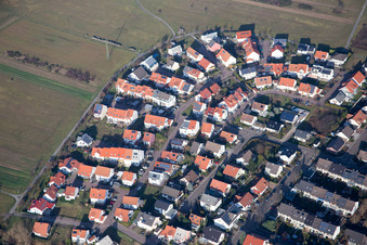 Photographie aérienne de Quartier Spöck in Stutensee dans le département Bade-Wurtemberg, Allemagne