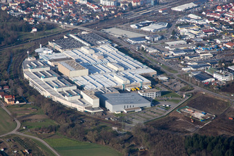 Quartier Graben in Graben-Neudorf dans le département Bade-Wurtemberg, Allemagne hors des airs
