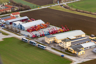 Vue aérienne de Bad Birnbach dans le département Bavière, Allemagne