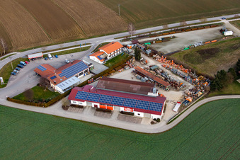 Bad Birnbach dans le département Bavière, Allemagne hors des airs