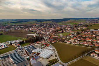 Bad Birnbach dans le département Bavière, Allemagne vue d'en haut