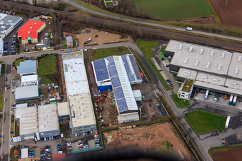 Vue aérienne de Pemat, RBM Rohrbacher Maschinen Anlagenbau GmbH et SERO GmbH à Rohrbach dans le département Rhénanie-Palatinat, Allemagne