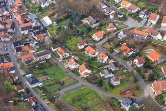 Vue aérienne de Rue Wiesen à Dörrenbach dans le département Rhénanie-Palatinat, Allemagne