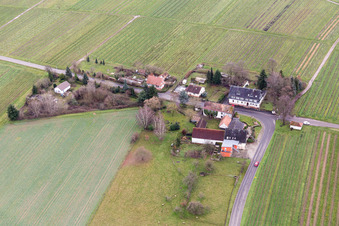 Vue aérienne de Ferme d'une ferme à Windhof à Schweighofen dans le département Rhénanie-Palatinat, Allemagne