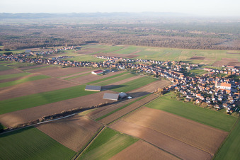 Photographie aérienne de Schleithal dans le département Bas Rhin, France