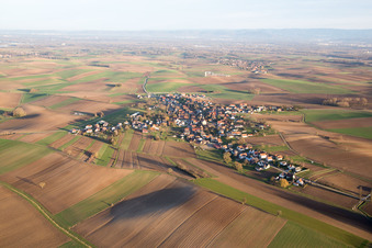 Siegen dans le département Bas Rhin, France vue du ciel