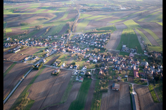 Wintzenbach dans le département Bas Rhin, France vue du ciel