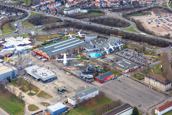 Vue oblique de Musée de la technologie Speyer à Speyer dans le département Rhénanie-Palatinat, Allemagne
