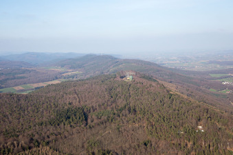 Lampertsloch dans le département Bas Rhin, France d'en haut