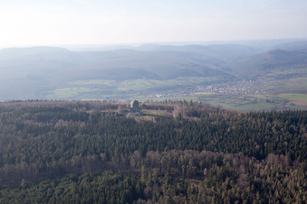 Lampertsloch dans le département Bas Rhin, France vue d'en haut