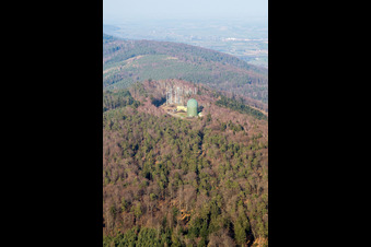 Image drone de Lampertsloch dans le département Bas Rhin, France