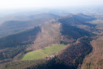 Photographie aérienne de Gimbelhof à Wingen dans le département Bas Rhin, France