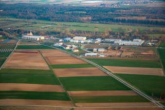 Photographie aérienne de Herxheim bei Landau dans le département Rhénanie-Palatinat, Allemagne