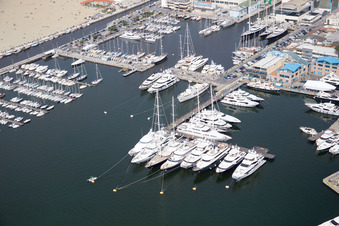 Viareggio dans le département Lucca, Italie d'en haut