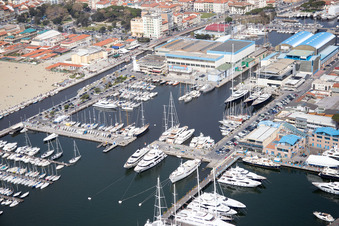 Viareggio dans le département Lucca, Italie hors des airs