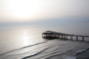 Lido di Camaiore dans le département Toscane, Italie d'en haut
