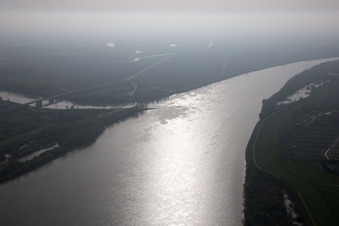 Vue aérienne de Porto Tolle dans le département Rovigo, Italie