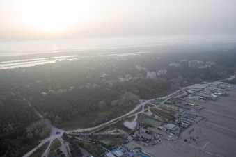 Comacchio, Lido di Spina à Lido di Spina dans le département Émilie-Romagne, Italie hors des airs
