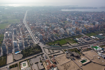 Sous-marin de Chioggia à Chioggia dans le département Metropolitanstadt Venedig, Italie d'en haut