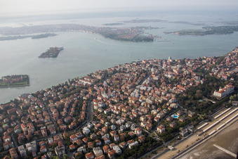 Photographie aérienne de Lido de Venise à Venezia dans le département Vénétie, Italie