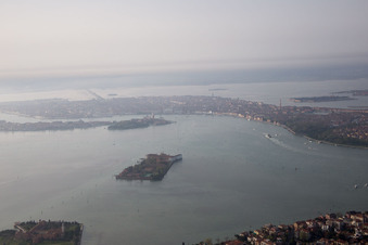 Photographie aérienne de Fossone d'Adige dans le département Vénétie, Italie