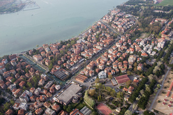 Vue aérienne de Venezia dans le département Vénétie, Italie