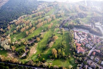 Photographie aérienne de Beroni dans le département Vénétie, Italie